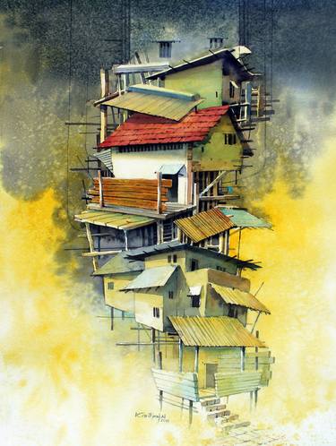 Print of Landscape Paintings by Raj Sundaresan