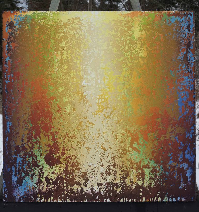 Original Colorfield Abstract Painting by Heidi Thompson