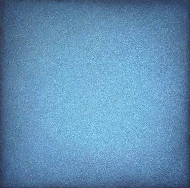 A Peaceful December - Minimal Blue Abstract thumb
