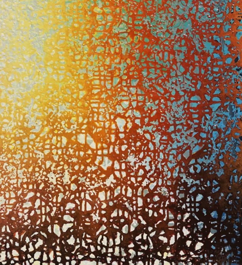 Original Abstract Expressionism Abstract Painting by Heidi Thompson