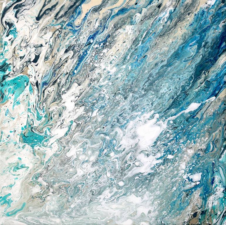 Go with the Flow Painting by Daniel Petzold | Saatchi Art