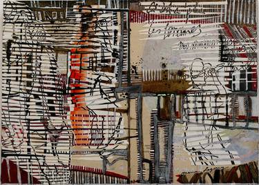 Original Dada Performing Arts Collage by Marion Legouy