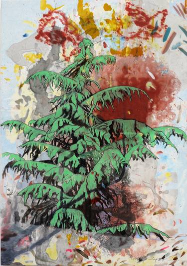 Print of Figurative Tree Paintings by Marion Legouy