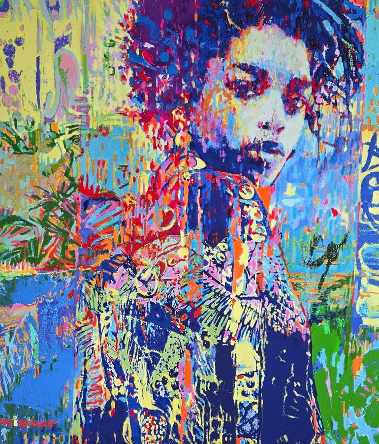 Original Contemporary People Mixed Media by Mister London Artist