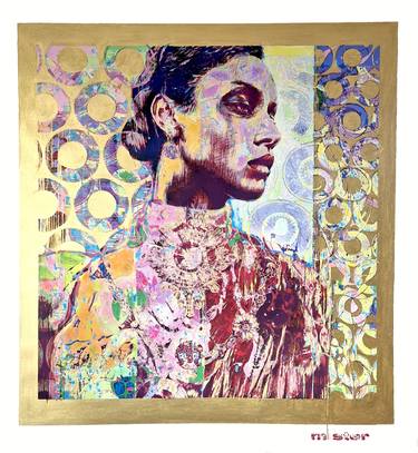 Original Figurative Women Mixed Media by Mister London Artist
