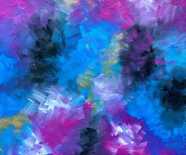 Fickle - a vibrant and unique original abstract painting thumb