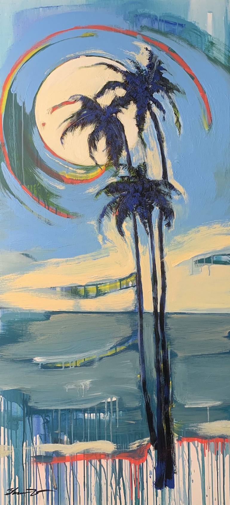 Palms Painting By Yaroslav Yaseniev Saatchi Art