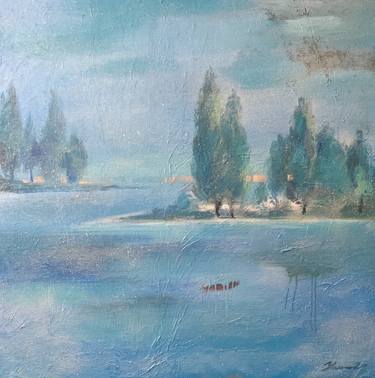 Original Abstract Expressionism Landscape Paintings by Yaroslav Yaseniev