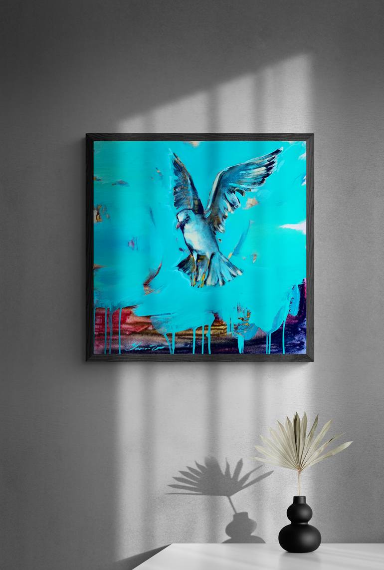 Original Expressionism Animal Painting by Yaroslav Yaseniev