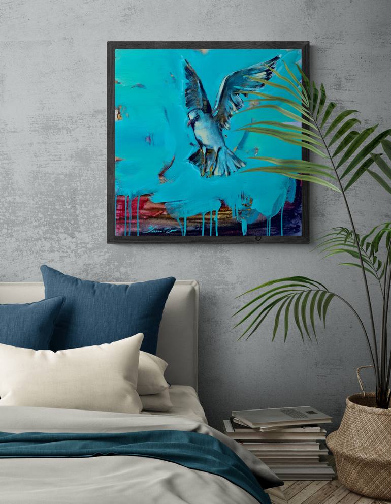 Original Expressionism Animal Painting by Yaroslav Yaseniev