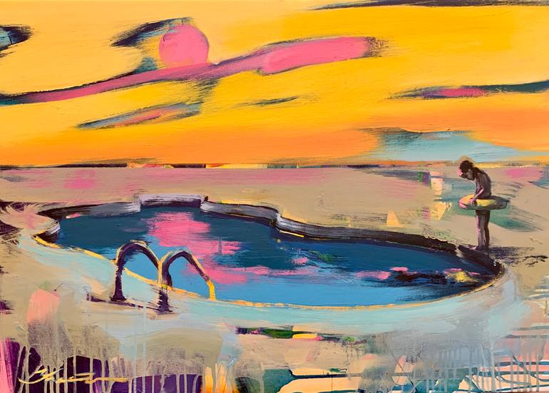 Original Expressionism People Painting by Yaroslav Yaseniev