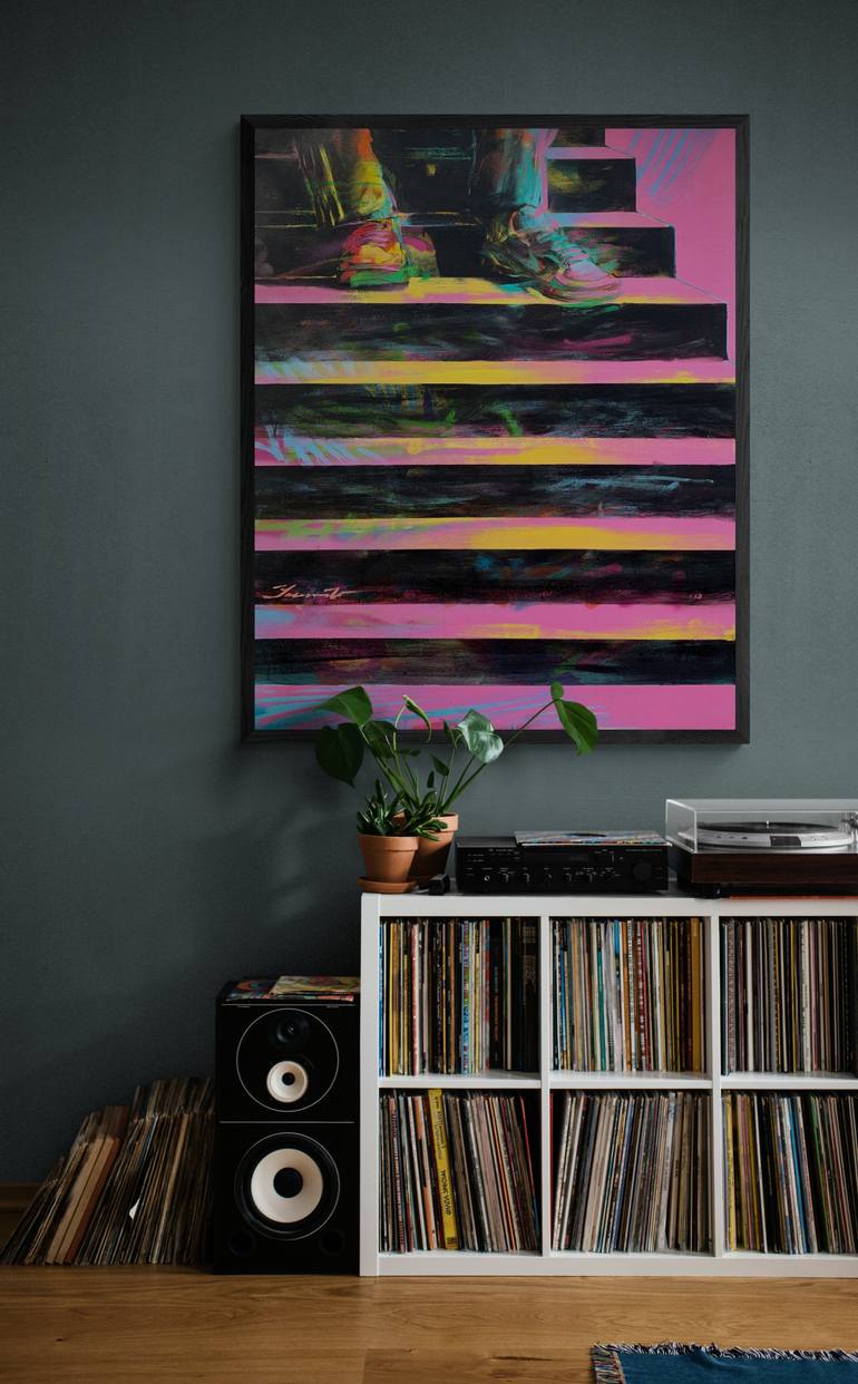 Original Expressionism Cities Painting by Yaroslav Yaseniev