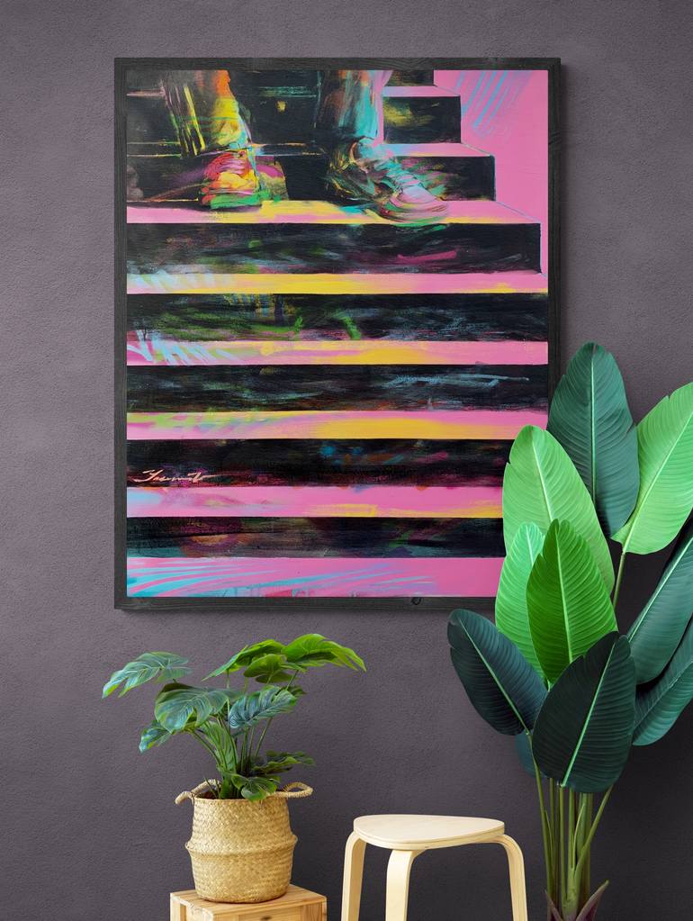 Original Expressionism Cities Painting by Yaroslav Yaseniev
