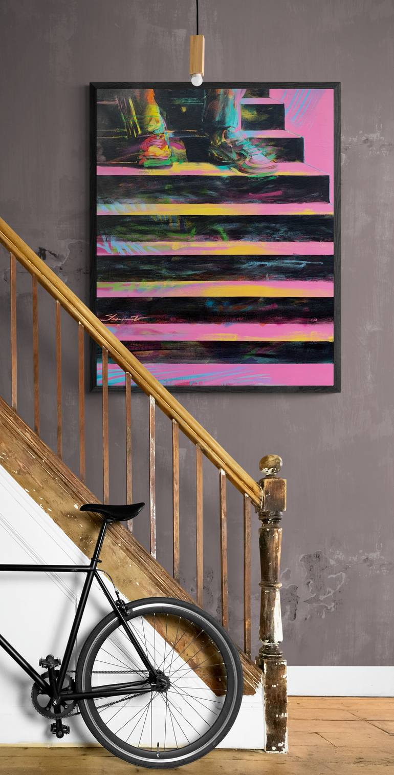 Original Expressionism Cities Painting by Yaroslav Yaseniev