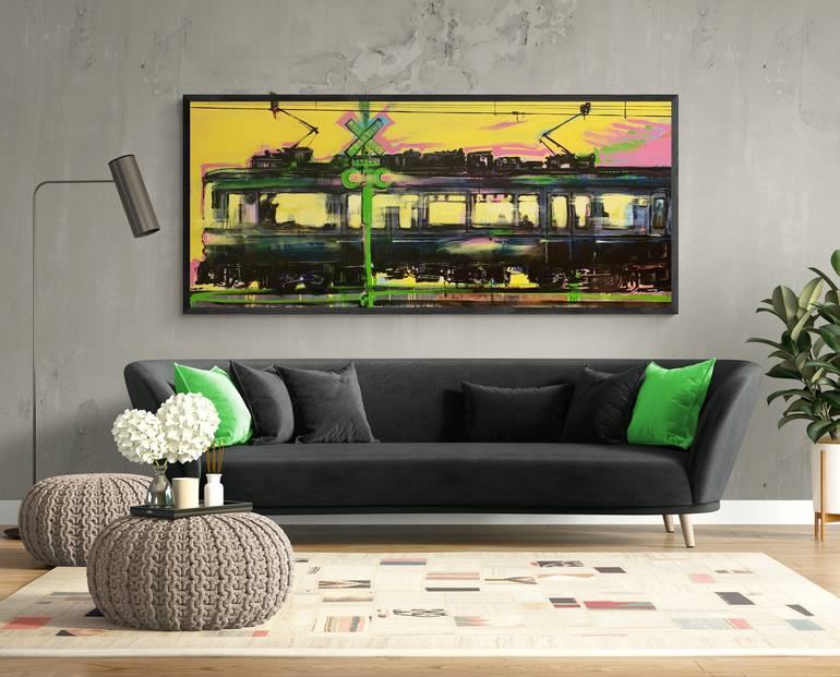 Original Expressionism Transportation Painting by Yaroslav Yaseniev