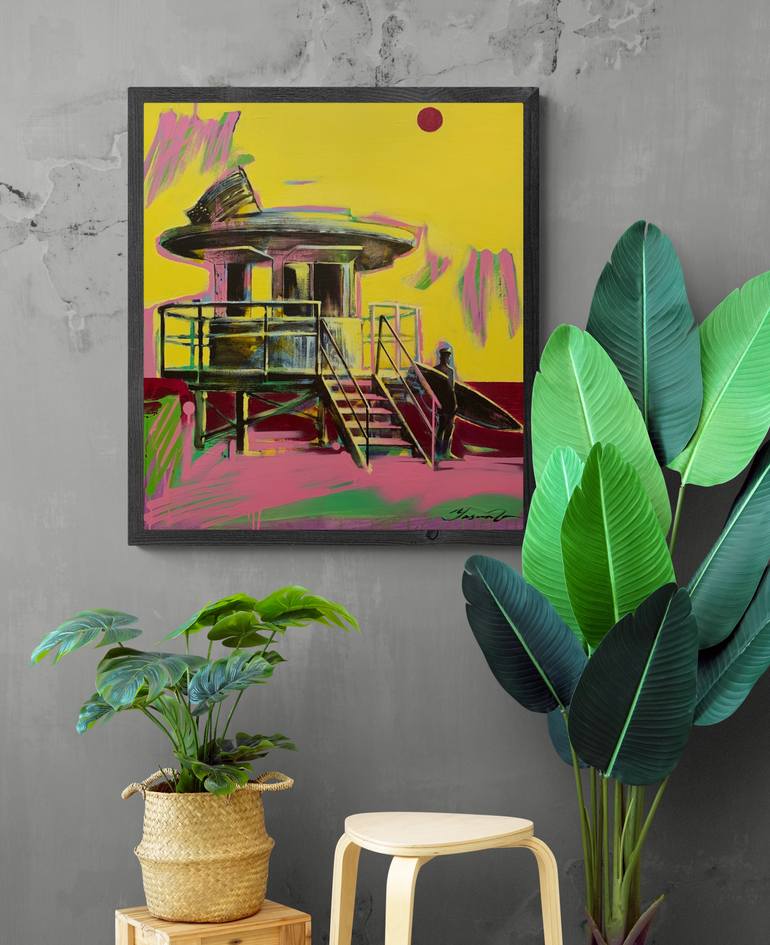 Original Expressionism Sports Painting by Yaroslav Yaseniev