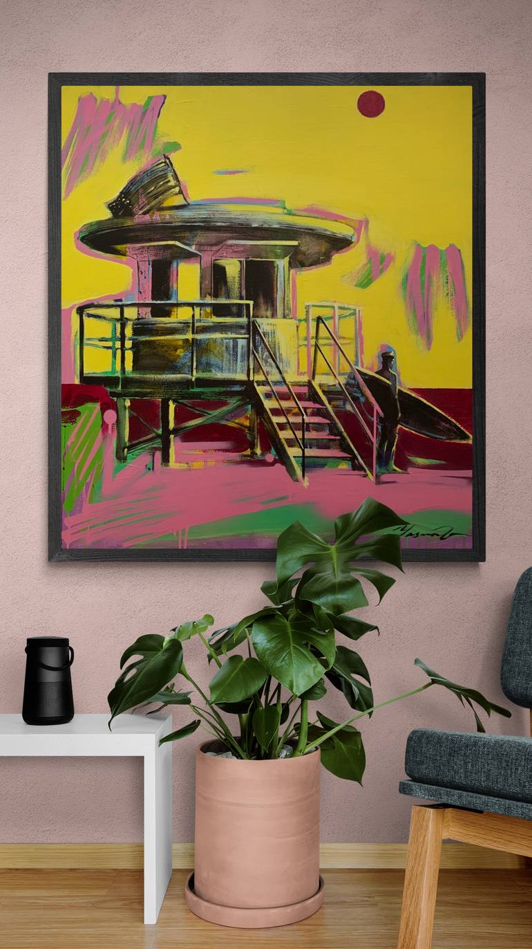 Original Expressionism Sports Painting by Yaroslav Yaseniev