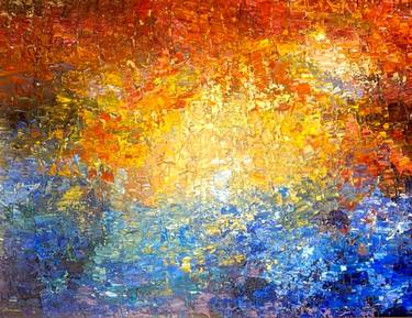 Original Abstract Expressionism Abstract Paintings by Irina Metz
