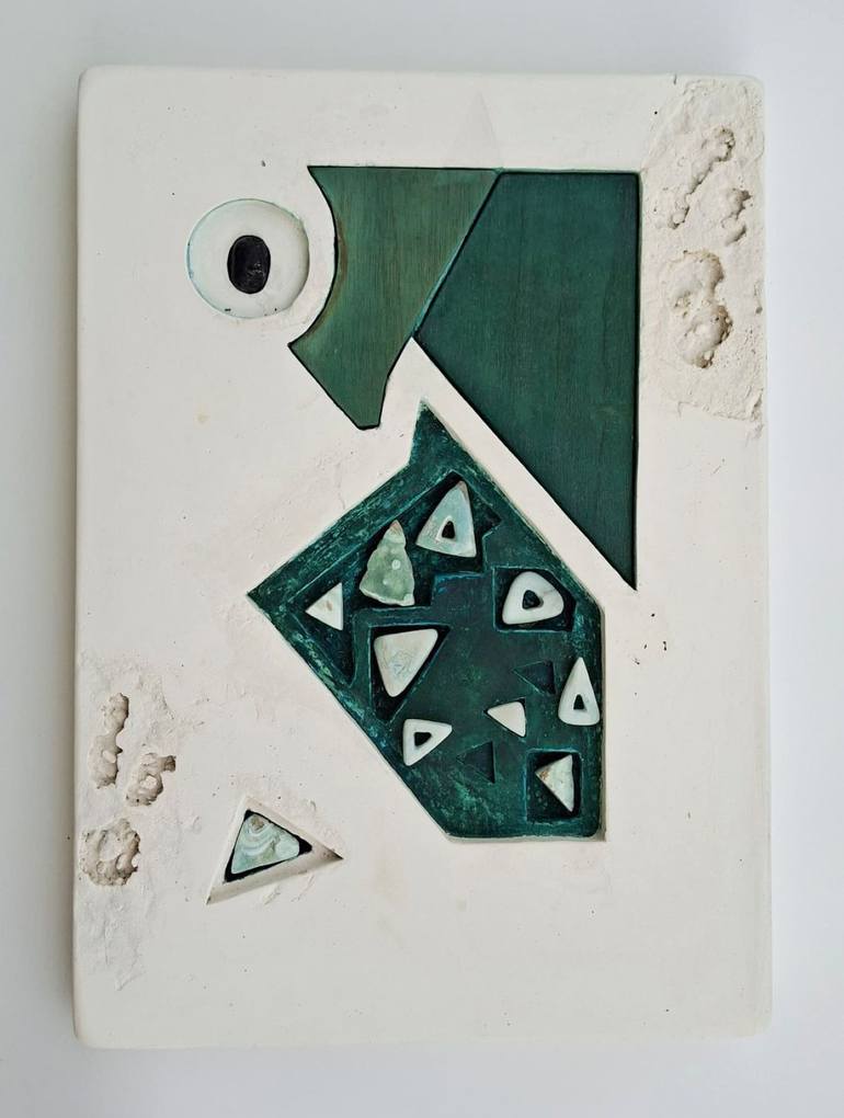 Original Abstract Sculpture by Jenny Hee | Abstract Art on Concrete | Chambers Of Fragments