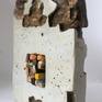" Vision is the art of seeing what is invisible to others "

A sculpture of concrete, natural stones and acrylic.
Pieces of natural stones are inserted to one's preference.