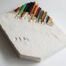 "Live life on The Edge..."

A wall sculpture of concrete,natural stones and acrylic.
Hanging accessories included.