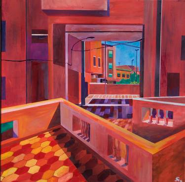Print of Fine Art Architecture Paintings by Julie Gross