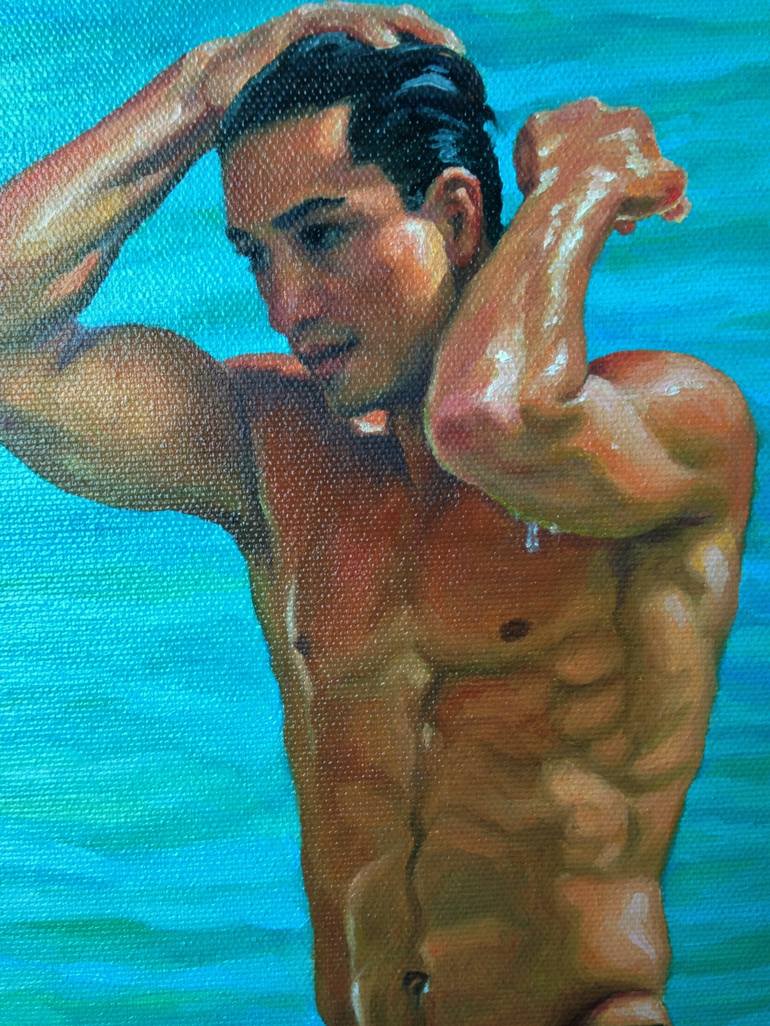 Original Figurative Men Painting by Pat Kelley