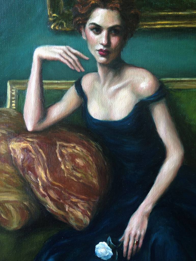 Original Figurative Portrait Painting by Pat Kelley