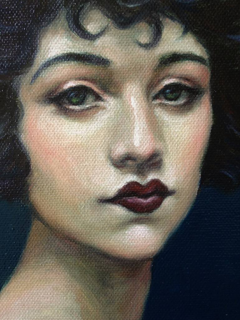 Original Figurative Portrait Painting by Pat Kelley