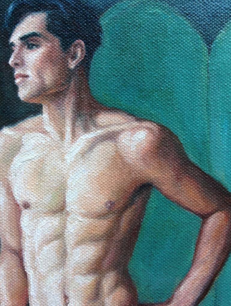 Original Figurative Men Painting by Pat Kelley