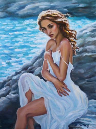 Original Figurative Women Paintings by Pat Kelley