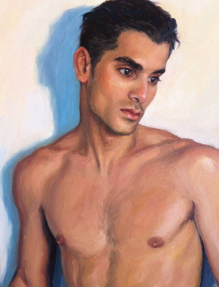 Original Figurative Men Painting by Pat Kelley