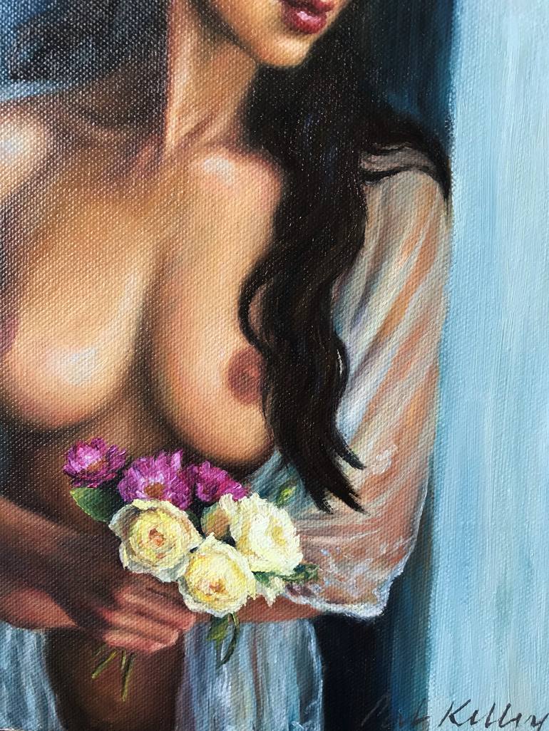 Original Figurative Nude Painting by Pat Kelley