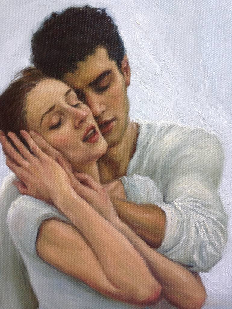 Original Figurative Love Painting by Pat Kelley