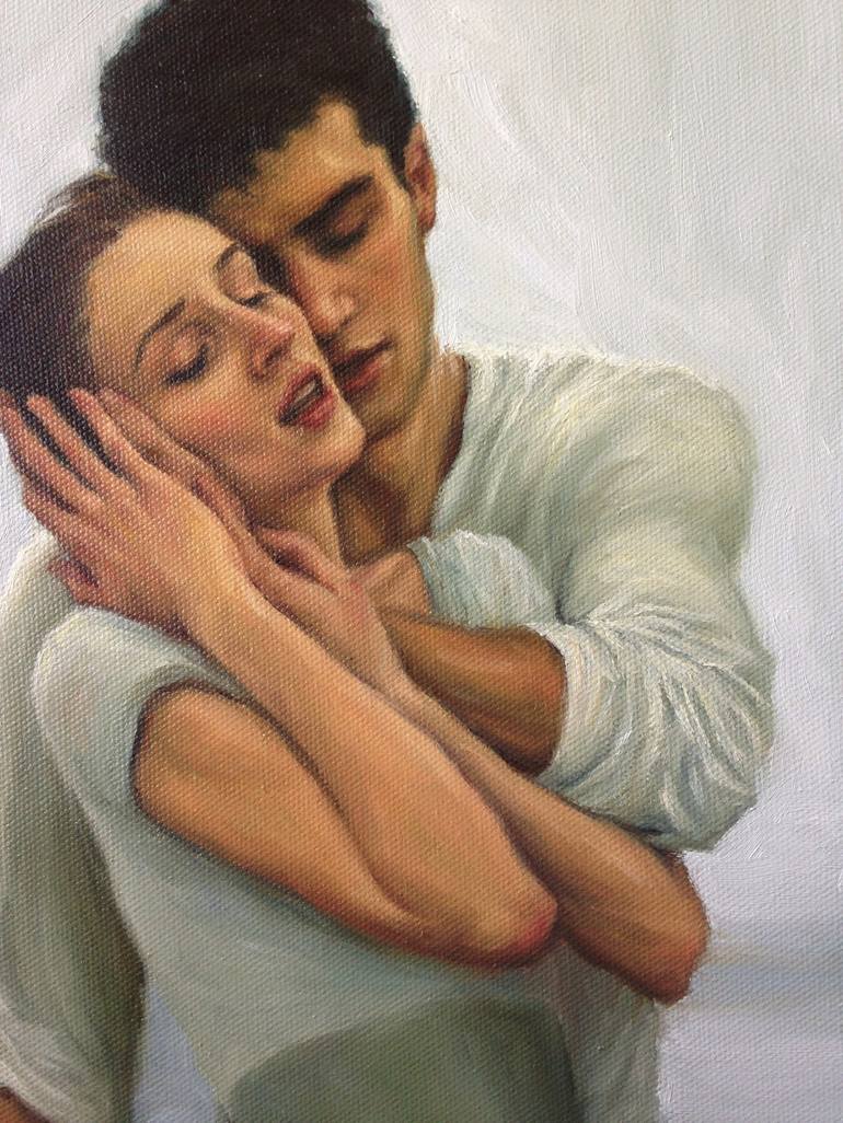 Original Figurative Love Painting by Pat Kelley