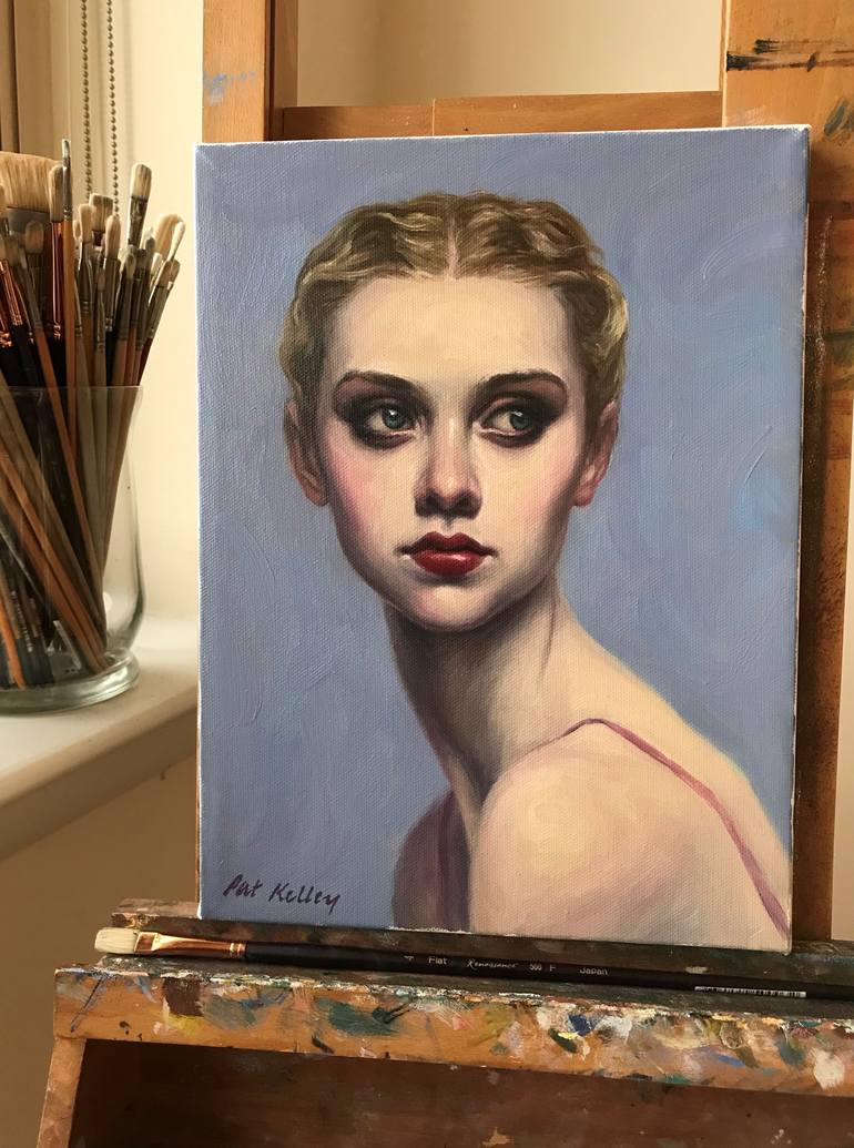 Original Portrait Painting by Pat Kelley