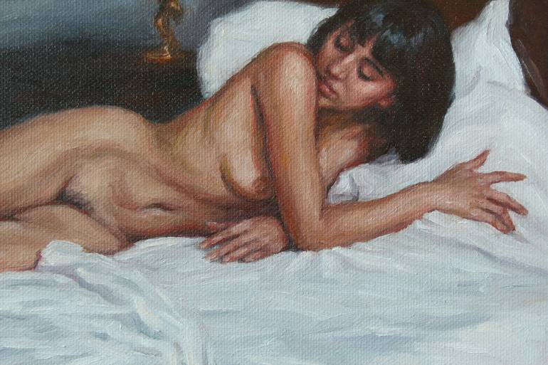 Original Figurative Nude Painting by Pat Kelley