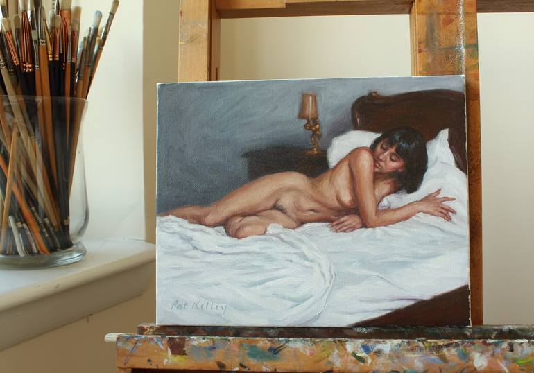 Original Figurative Nude Painting by Pat Kelley