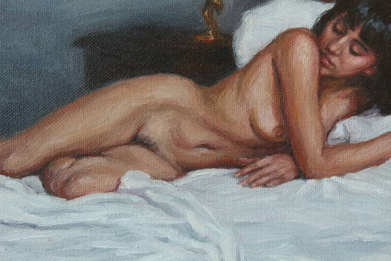 Original Figurative Nude Painting by Pat Kelley