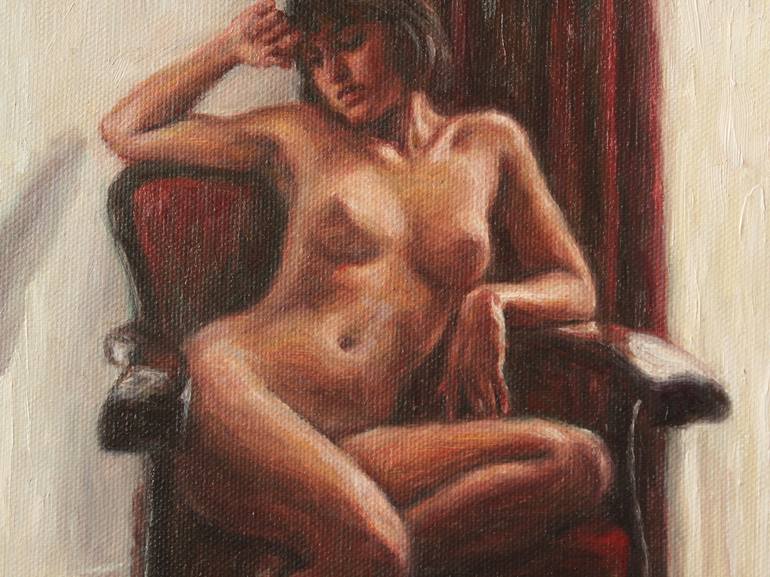 Original Figurative Nude Painting by Pat Kelley