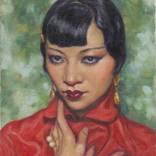 Portrait of Anna May Wong by Pat Kelley