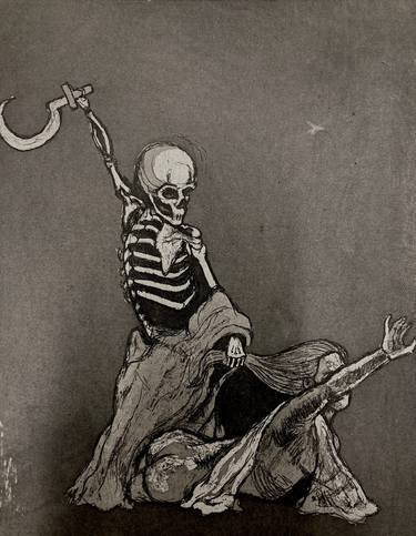 Original Mortality Printmaking by Alyssa Mclaughlin