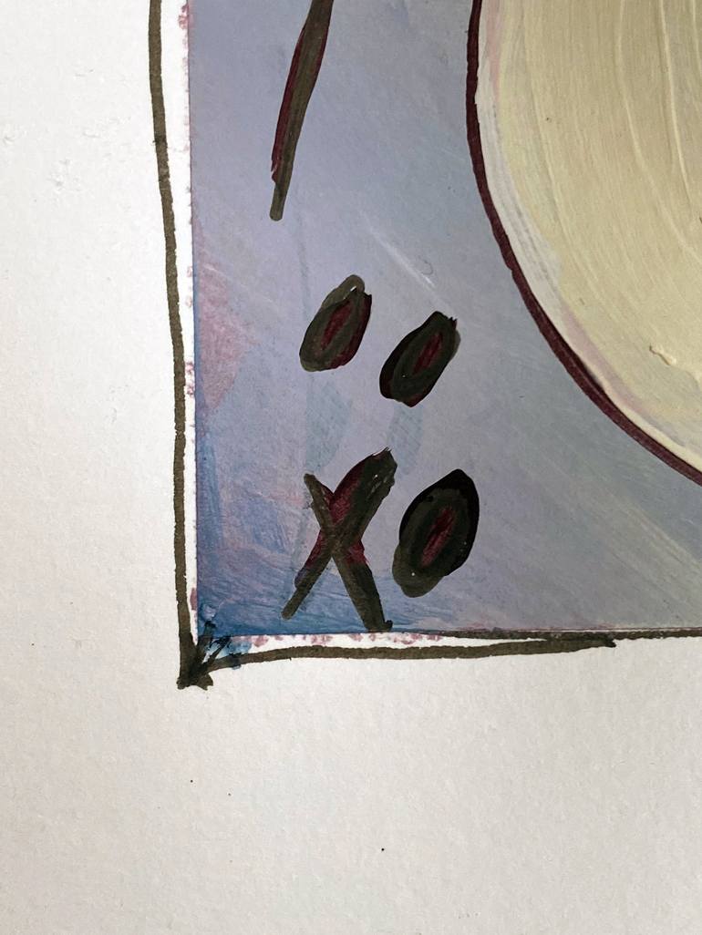 Original Abstract Animal Painting by Sarah Gilbert Fox