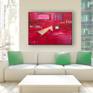 Red Runner in an interior living room setting