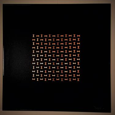 Original Minimalism Geometric Collage by Ruud Termijn