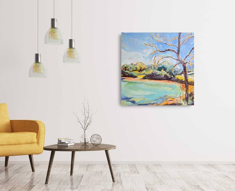 Original Impressionism Seascape Painting by Amanda Cutlack