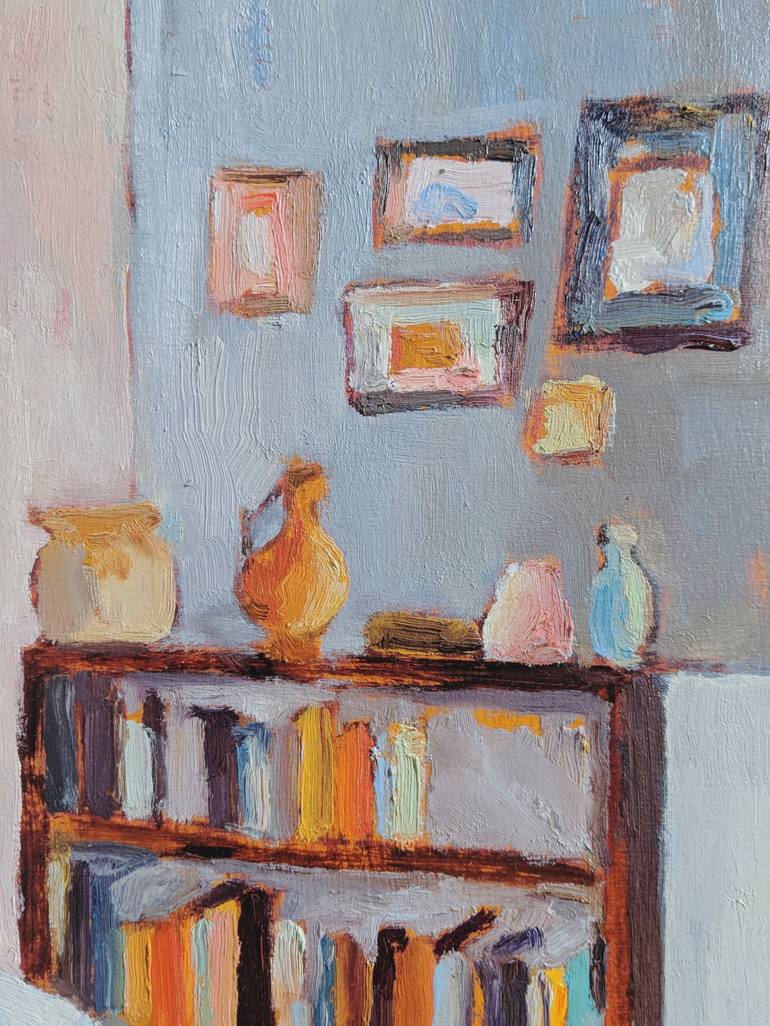 Original Impressionism Interiors Painting by Amanda Cutlack