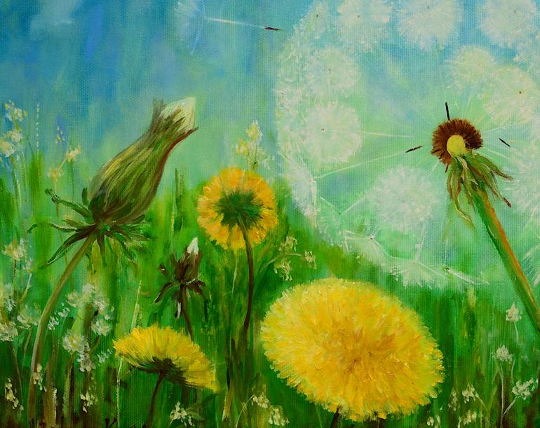Original Impressionism Floral Painting by Olga Belash-Karasjova