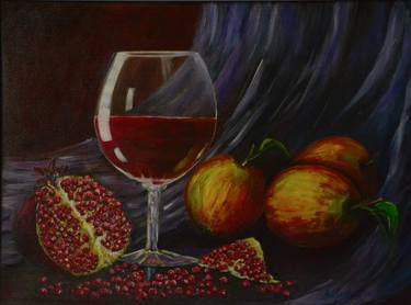 Original Fine Art Still Life Paintings by Olga Belash-Karasjova