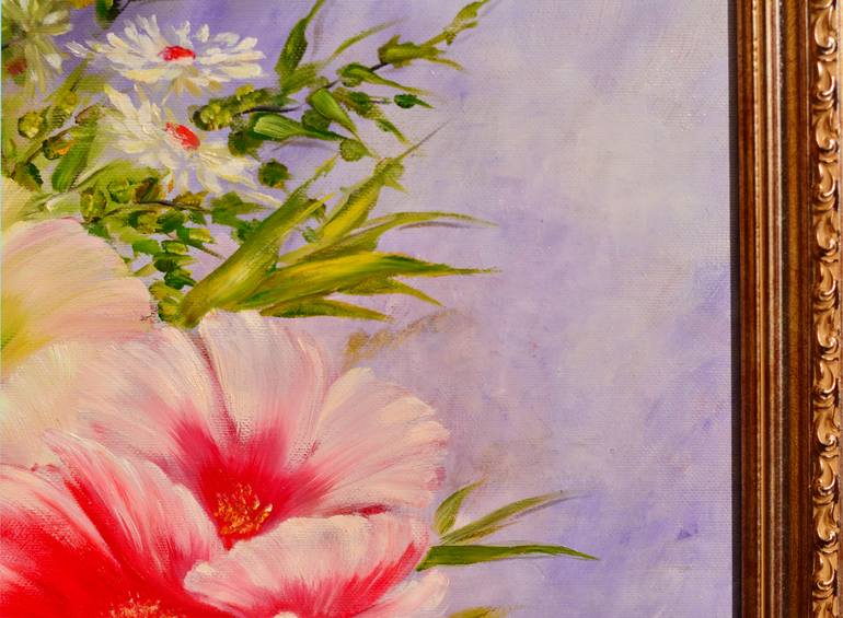 Original Impressionism Floral Painting by Olga Belash-Karasjova